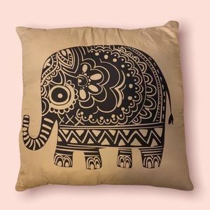 Small Elephant Throw Pillow